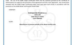 Certifikace ASME